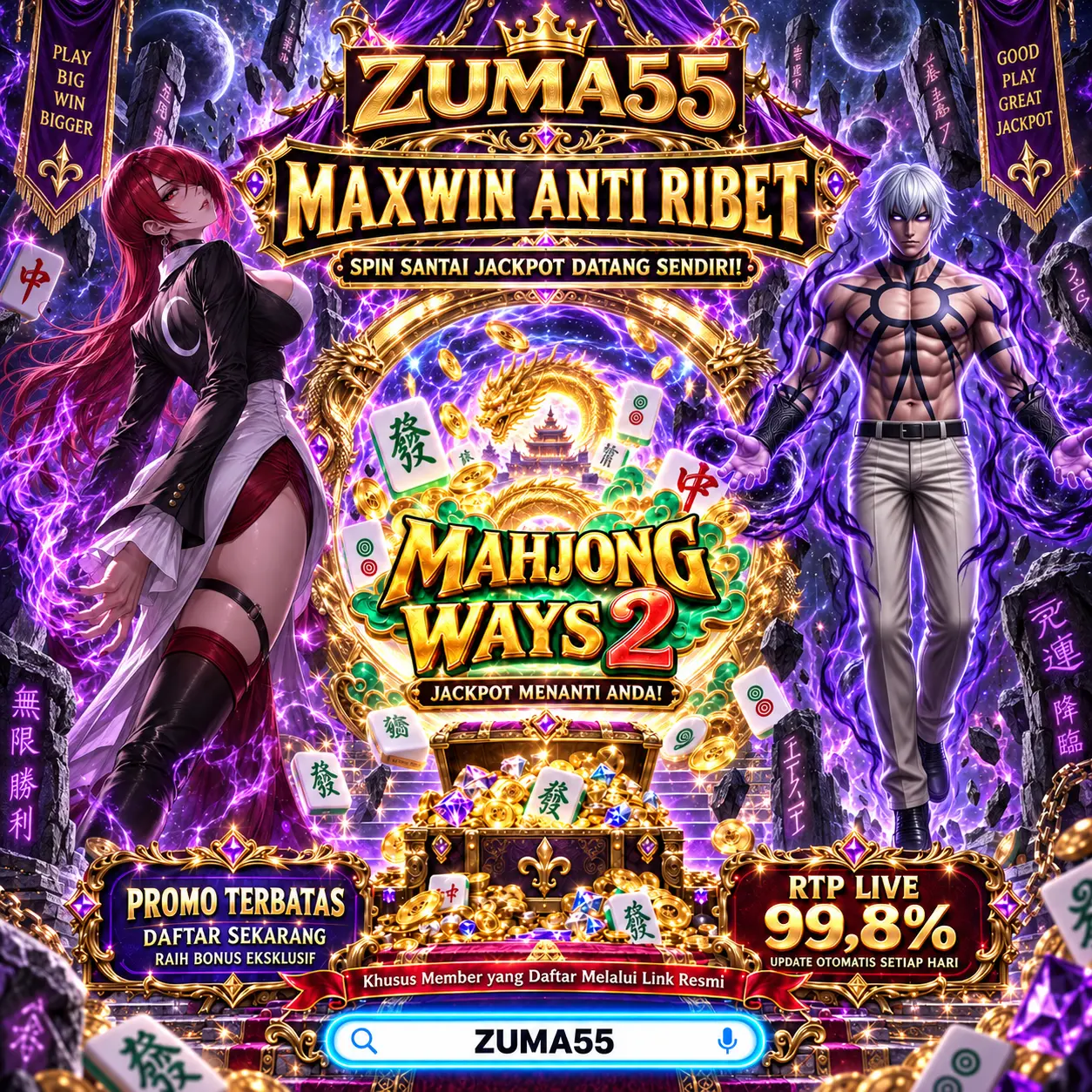 ZUMA55 • Pusat 55 Jalur Bola Berantai Dengan Mode Tembak Cepat Dan Level Variatif